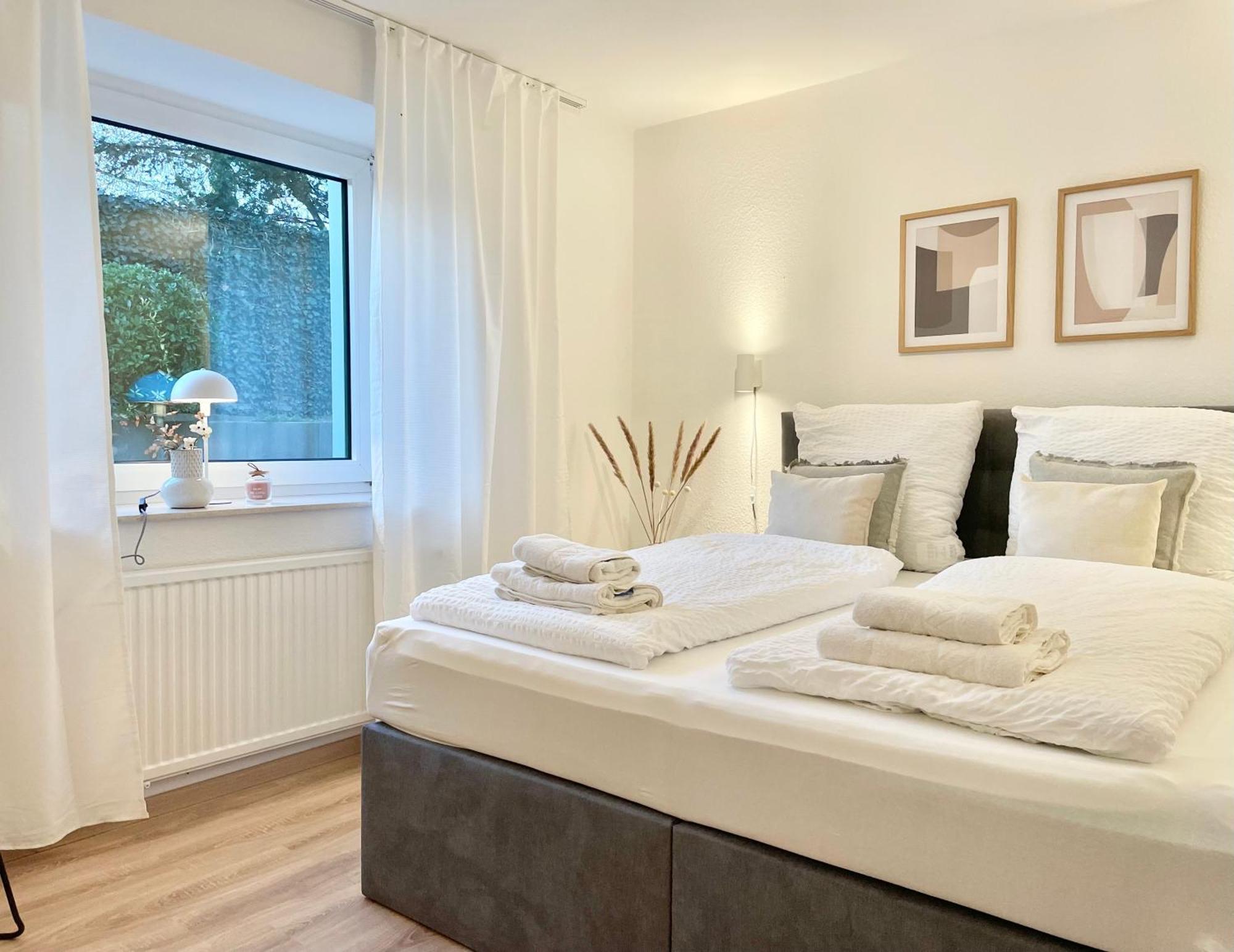 Stadt-Oase - Kostenlos Parken, Ruhig, Kliniken, Gop, Bali-Therme, Boxspringbett Bad Oeynhausen Luaran gambar