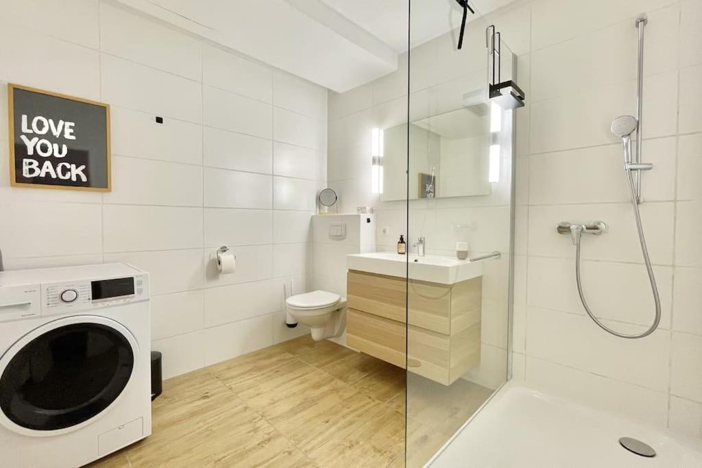 Stadt-Oase - Kostenlos Parken, Ruhig, Kliniken, Gop, Bali-Therme, Boxspringbett Bad Oeynhausen Luaran gambar
